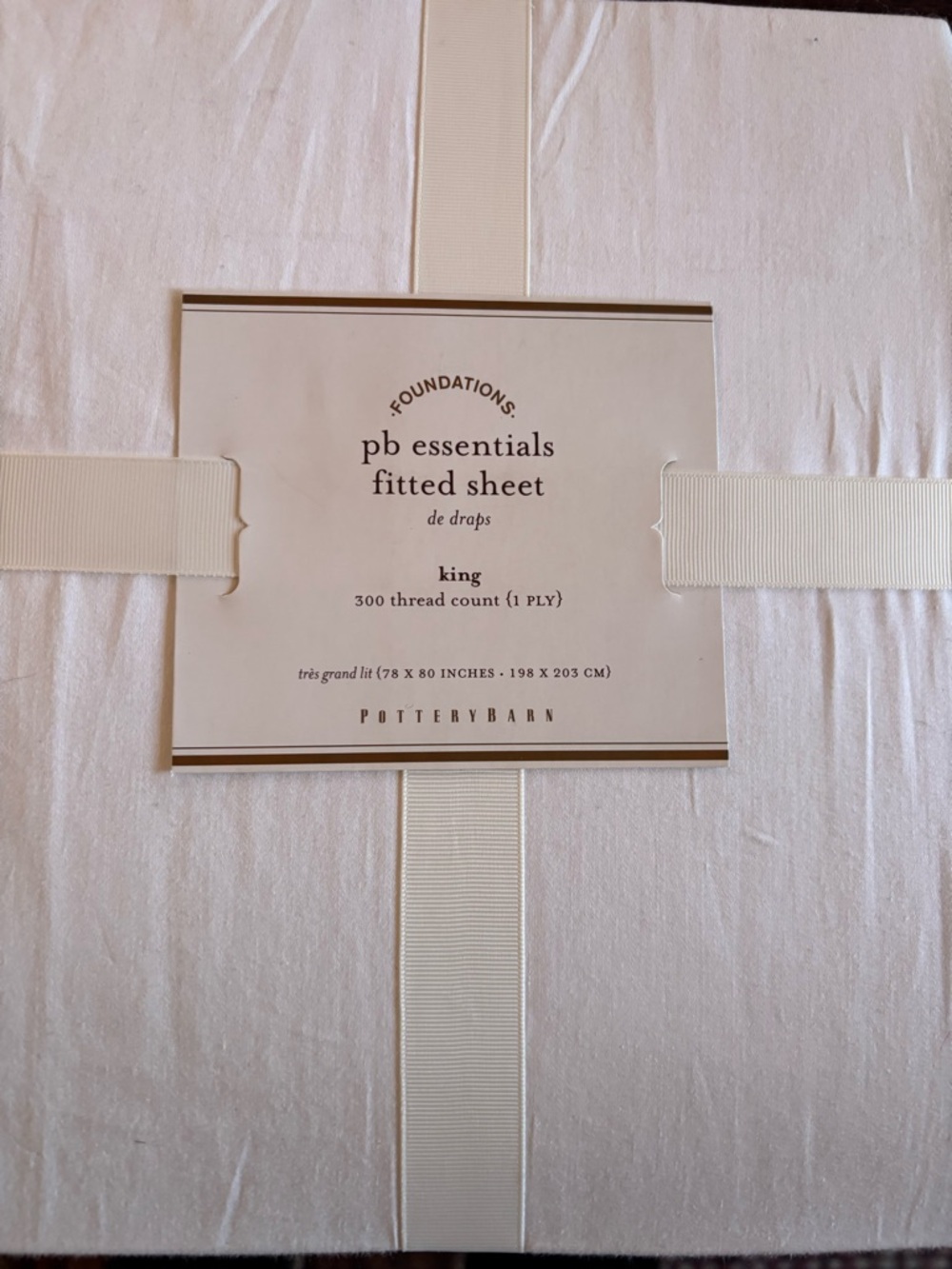 Pottery Barn NWT Essential sheet set - Picture 6 of 7